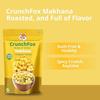 CrunchFox Makhana Chatpata Masala, Sugar Free, 100% Fresh, Roasted Crunchy Traditional Mithila Fox Nut Snack, Indian Spicy Snack for Tea-Time, Travel & Munching Each 60gm, Pack of -4 view 2