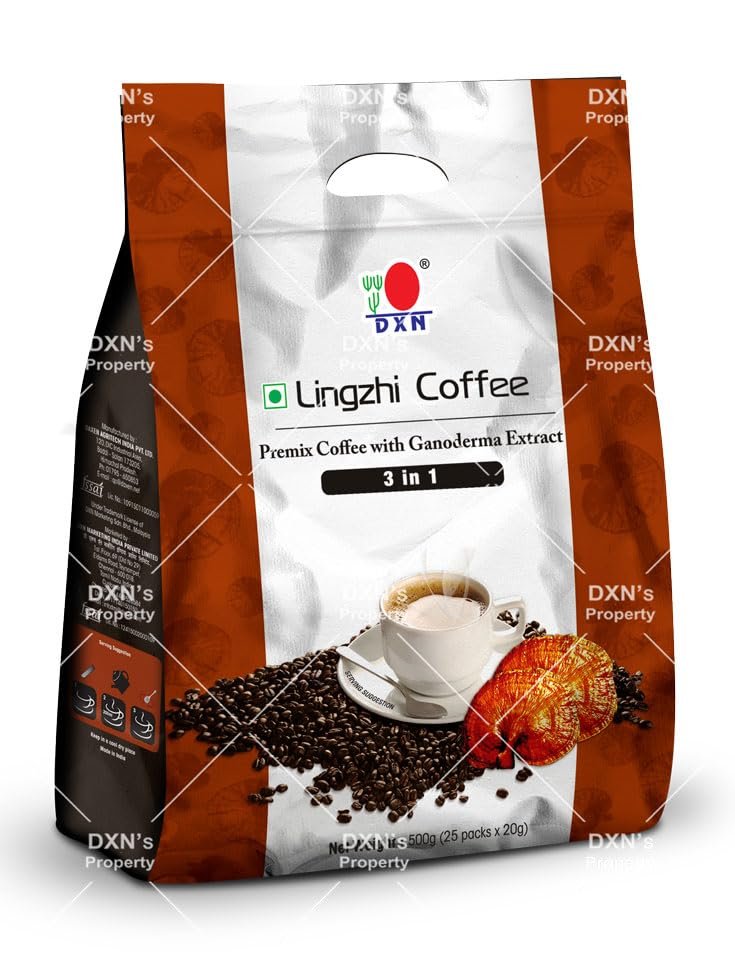 DXN Lingzhi coffee 3 In 1 with Ganoderma & Brazilian Powder