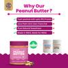 41 Foods Peanut Butter Spread Classic Crunchy 350 g | 19g Protein & 6g Fiber | Tasty & Healthy Peanut Butter Spread for Breakfast & Snacks view 4