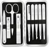 Beaut Secrets 9-in-1 Tweezers & Nail Cutter Set for Men & Women | Plucker for Hair Removal | Eyebrow Tweezers, Nail File, Scissors & Travel Case  Manicure Pedicure Grooming Set view 1