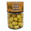 Hobby Choco Kesar Almond (200g) | Premium Kesar Almond Chocolate Dragees Jar | White Chocolate Coated Roasted Almonds with Saffron Flavor | Ideal Gift & Healthy Snack | Gourmet Badam Treat view 1