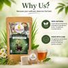 Shuddhi Naturopathy Refreshing Herbal Tea 50g | Caffeine-Free Natural Handmade Tea | Chamomile & Lemongrass Infusion | Relaxation, Detox & Daily Wellness Herbal Tea Powder view 4