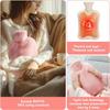 AARSH Hot Water Bag with Soft Cover 2000 ML | Hot Water Bags for Pain Relief,Period Cramps | Ideal for Neck,Hand Feet and Shoulder,Menstrual,Hot and Cold Compress (2 LITER PINK) view 4