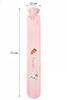 MENOVAS Hot Water Bottle with Soft Cover - Long Hot Water Bag for Period Cramps, Leak-Proof 1L Large Hot Water Bottles with Bag, Natural Rubber + Bed Bottle Fluffy, Gifts for Men Women (Rabbit-Pink) view 2