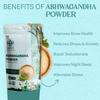 3 Monkey Organics Premium Ashwagandha Powder (150gm)|Pure & Natural | Natural Herbal Supplement | Supports Immunity, Helps Fight Anxiety & Stress view 3