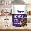Happilo Chocolate Muesli 450g, 60% Nuts, Seeds and Multigrain, 11 in 1 Power Breakfast, High in Fiber, Protein (Pack of 5) view 3