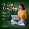 SomaShrooms Lion's Mane Powder Dried | Boost Brain & Gut Health | Sharp Focus | Mushroom Powder | Easy to use | High Beta-glucans view 4