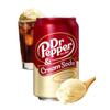 Dr Pepper & Cream Soda  355ml Each (Pack of 6) By COUGAR | Original American Soft Drink | Smooth Creamy Vanilla Flavour | Refreshing Carbonated Beverage | Perfect Party & Travel Drink Can (IMPORTED-USA) view 3