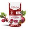 CalmAura Beetroot Powder|100% Plant-Based Ayurvedic Superfood | Natural Iron Energy Booster Heart Health Skin Glow Detox | Organic Nutrient-Rich Root Powder view 1