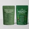 AlgEnergy Nutra Immunity & Vitality Super Green Powder Mix with Moringa, Ashwagandha, Amla, Beetroot, Flaxseed, Mint, Tulsi, Natural Vegan Supplement for Energy and Wellness (250 Gram) view 3