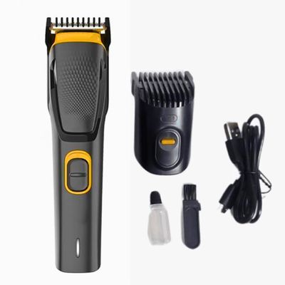 Drumstone + YEAR PREMIUM HTC AT-509 Rechargeable Hair Beard Trimmer for Men Trendy Styler HTC Trimmer Stainless Steel Sharp Blade Beard Shaver Type-C Charge Cordless