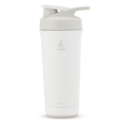 AGIS Bottom'S Up Shaker Bottle for Protein Shakes | Leakproof | Bpa-Free