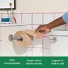 Eco Kranti - Bamboo Toilet Tissue Roll | 300 Pulls x 2 Packs | 100% Natural | Soft & Highly Absorbent | Biodegradable, Compostable & Eco-Friendly | Travel Friendly | Chemical-Free & Hypoallergenic view 2