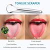 Baby Tongue Cleaner, Tongue Scraper Cure Bad Breath, Medical Grade, Stainless Steel Tongue Cleaners, Hygienic Scraper, Tongue Scrapers for Adults and Kids Fresher Breath with Case (Pack of 2) view 3
