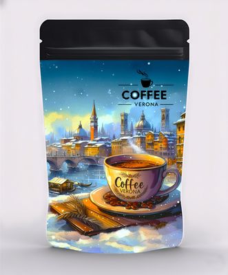 A Tokyo Tea Product | Coffee Verona Medium Coarse Coffee | 50g Premium Coffee | Rich Aromatic Italian Style Roast | Smooth, Full-Bodied Blend for Drip Coffee & French Press | Evokes Warmth & European Elegance