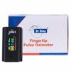 Dr Diaz Fingertip Pulse Oximeter with Audio Visual Alarm, Blood Oxygen Saturation SPO2 & Heart Rate Monitor | Perfusion Index  (Black) view 2