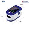 Dr Diaz Digital Fingertip Pulse Oximeter, LED Display for SpO2 and Pulse Rate, Blue | view 3