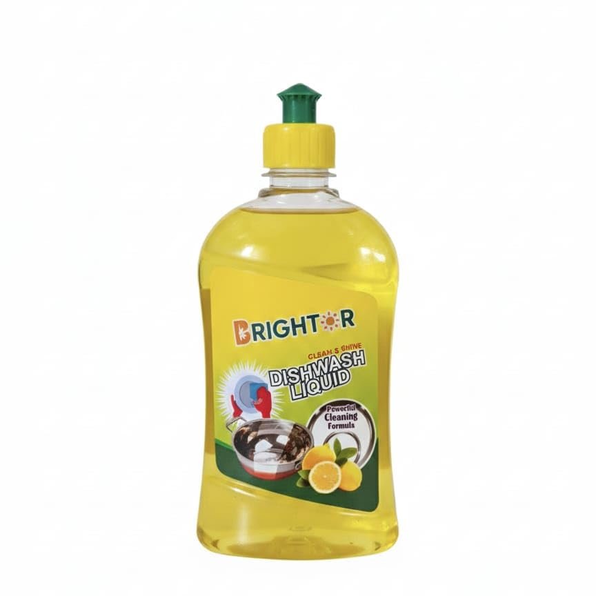Dishwash Liquid, Lemon Scented, Powerful Cleaning Formula, 1L