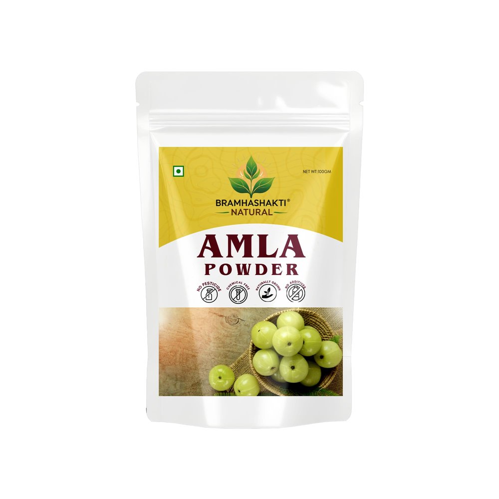 BRAMHASHAKTI NATURAL Amla100gm| Drinking, Eating, Hair Nourishment | Repair Damage Hair & Skin Care|dry