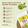 BRAMHASHAKTI NATURAL Amla100gm| Drinking, Eating, Hair Nourishment | Repair Damage Hair & Skin Care|dry view 4