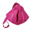 Olive Green Cotton Japa Bead Bag for Mala | Soft Corduroy Chanting Bag with Zip Pocket | Wearable Mala Cover | Travel & Temple Use | Made in India. (PINK) view 1