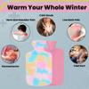 AARSH Hot Water Bag with Soft Cover 1000 ML | Hot Water Bags for Pain Relief,Period Cramps | Ideal for Neck,Hand Feet and Shoulder,Menstrual,Hot and Cold Compress [ 1000ML PINK] (1000ML,RAINBOW) view 4