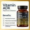 Agelabs Vitamin D3 + K2 (MK-7) with Vitamins A ,E with Calcium | Advanced Bone, Immunity & Heart Health Support | 60 Vegetarian Capsules | High Absorption Formula for Strong Bones, Vision & Skin Wellness view 2
