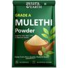 AyuraEarth Organic Mulethi Powder (200g) | Licorice Root/Yashtimadhu Powder | For Eating, Drinking, Skin Brightening, Hair Growth & Acidity Relief | 100% Natural & Chemical-Free view 1