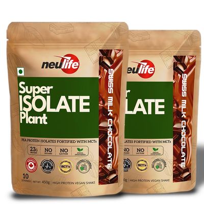 Neulife Super Isolate Plant | The Next-Gen Plant Isolate With MCTs (Pack of 2)