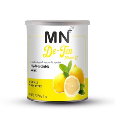 De-Tan Hydrosoluble Wax with Vitamin C, Professional Hair Removal Cream for All Skin Types, 800g/27.05 fl oz