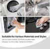 Heavy Duty Stainless Steel Scouring Pads, Silver, Kitchen Cleaning Scrubbers, Pack of 6, Dish Washing Sponges view 4