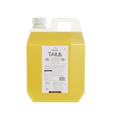 Saptham Taila 100% Wood Pressed Cold Pressed Groundnut Oil (5L-GROUNDNUT-OIL)