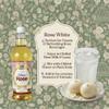 Ashok's Rose White Syrup | Natural Flavoured Sharbat Concentrate | Perfect Mixer for Milk, Mocktails, Juices & Beverages | Refreshing Drink Mix 750ml Bottle view 2