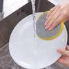 Double-Sided Dish Scrubber Sponge Set, Kitchen Cleaning Pads for Pots and Pans, 2-in-1 Dishwashing Sponges, Pack of 2 view 4