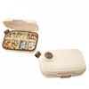 CARTZILLA Pill Medicine Organizer Storage Box with 7 Compartments - Made of Food Grade Cereal Fiber, Moisture Proof, BPA free Wheat Straw Material, Pocket, Purse, Daily Pill Case, Ideal for Travel, Portable Medicine Vitamin Holder Container (MEDIUM, view 1
