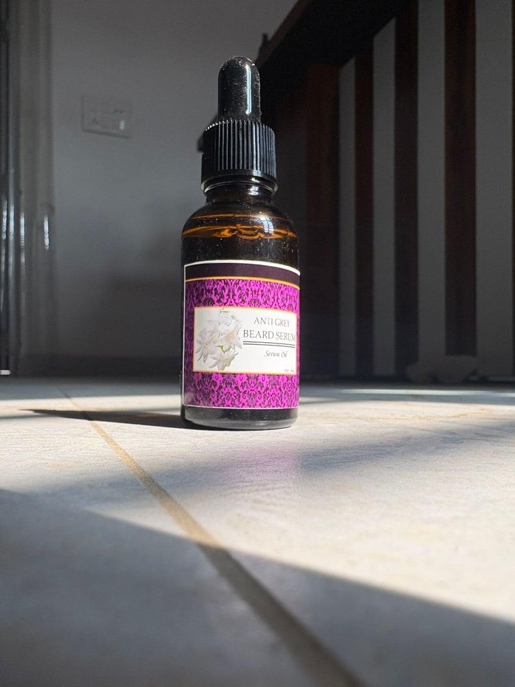Anti Grey Beard Serum beard Specially Designed for Beard,Clinically tested to reverse premature greying of Beard