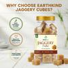 EarthKind Natural Jaggery cubes (Desi Gud) | Pure, Unrefined & Chemical-Free Cubes view 2