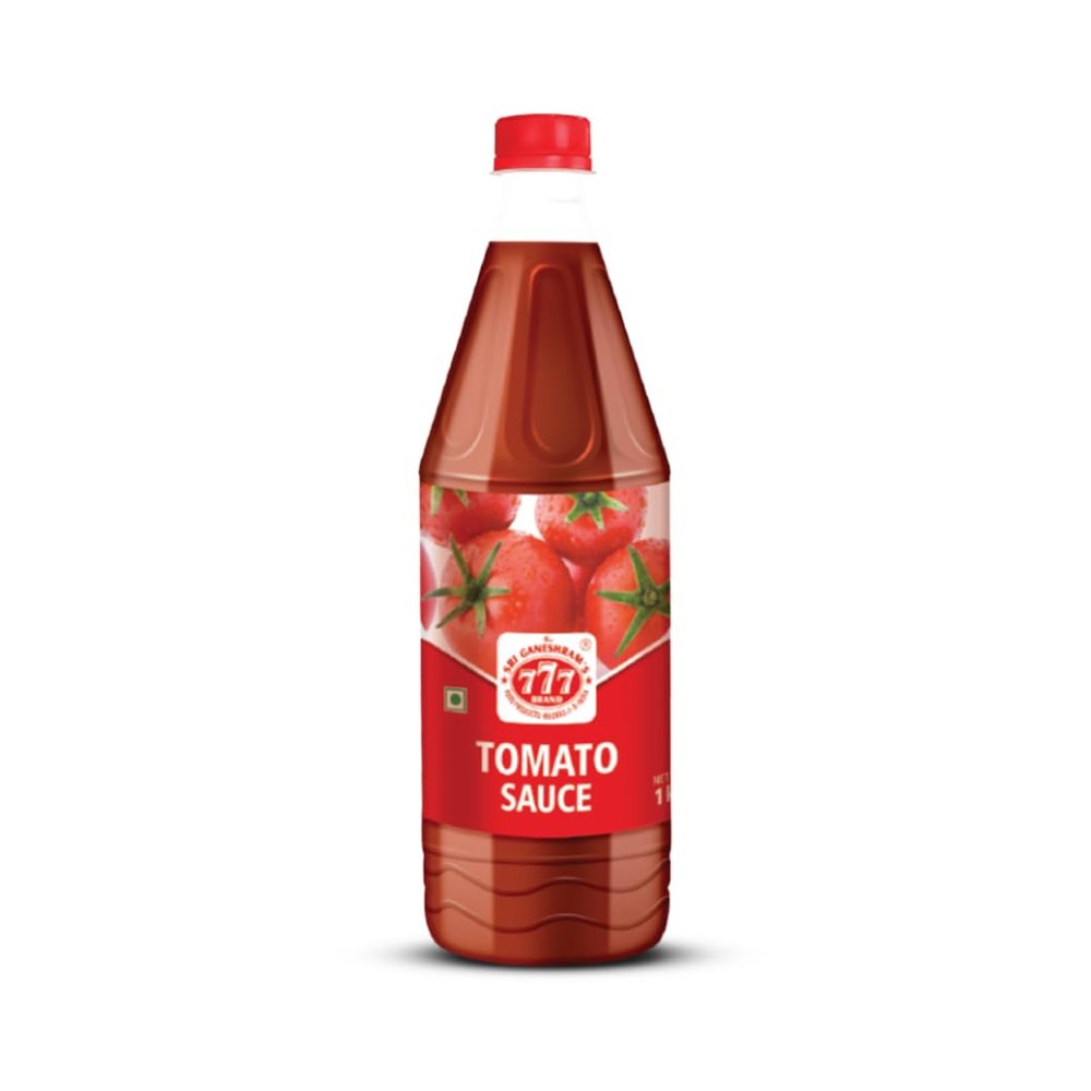 777 Tomato Ketchup 1kg (Pack of 2) | Classic Tomato Sauce for Kids & Family | Sweet Tangy Table Condiment for Snacks & Meals | Total 2kg
