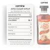 Carmine Zero Sugar Strawberry Syrup  330g | New & Improved Recipe | Sweetened with Pure Monk Fruit | Natural, Plant-Based Sweetener | No Added Sugar or Artificial Ingredients view 2