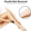 EOS- BUILDING TRUST Crystal Hair Remover for Women and Men  Reusable Nano Glass Hair Eraser Stone for Legs, Arms & Back  Painless Exfoliating Hair Removal Tool  Smooth Skin Magic Device  Durable & Easy to Clean (Black) view 4