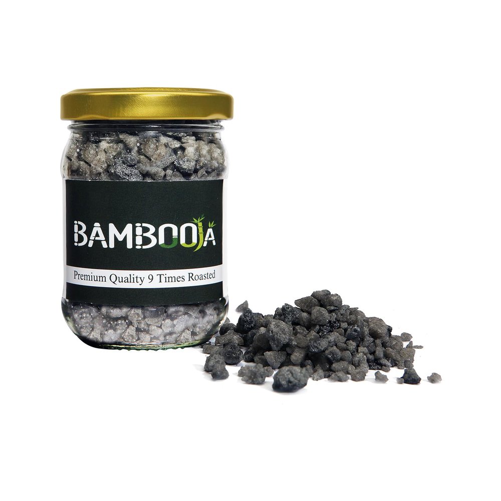 Bambooja 9x Bamboo Salt 50g | Premium Korean Alkaline Salt | Roasted 9 Times in Bamboo for Purity | Mineral-Rich, Low-Sodium, Iodine-Enriched | Ideal for Healthy Cooking & Oral Care