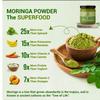 AFruitonic A Healthy Choice 100% Organic Moringa Powder 100g | Moringa Leaves Powder | From Pure Moringa Leaves | Gives Natural Energy & Nutrients | Drumstick Leaf Powder | Immunity Booster view 3
