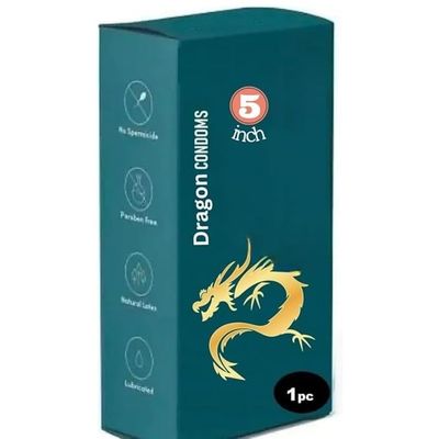 ECOVISTA Premium Size Silicone Dragon 5 Inch Condom For Men | Dragon condom 5 inch big size.
