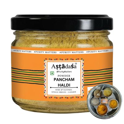 A Adaa Product - Pancham Haldi | panch haldi- Immunity Booster, Anti-Oxidant, Anti-Inflammatory Turmeric (Powder)