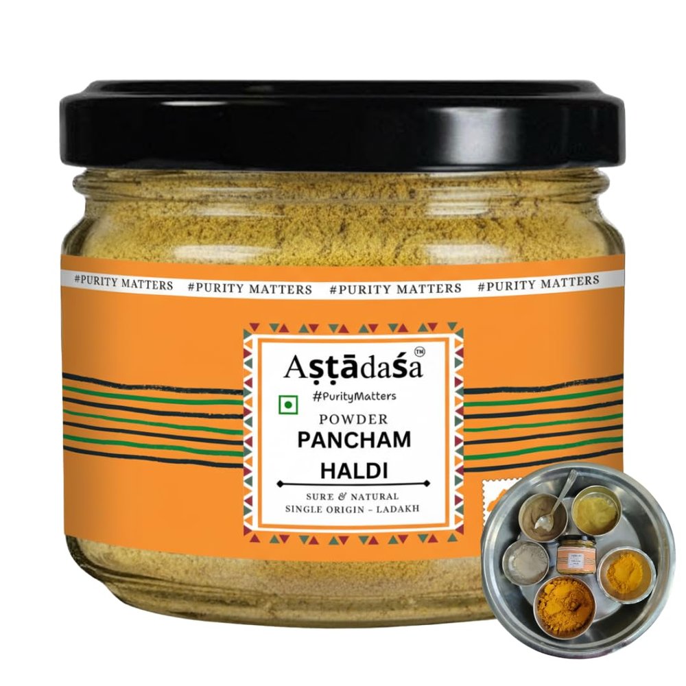 A Adaa Product - Pancham Haldi | panch haldi- Immunity Booster, Anti-Oxidant, Anti-Inflammatory Turmeric (Powder)