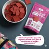 NIHKAN Beetroot Protein Thin Crackers | 100% Baked Chips Healthy Snack | Gluten Free High Protein Crisps | No Palm Oil, No Preservatives, Fibre Rich & All Natural -100g view 4