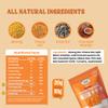 NIHKAN Protein Thins Crackers - Chorafali Masala | 100% Baked Mix Dal Chips | Gluten Free High Protein Healthy Snack Like Khakhra | No Palm Oil, No Preservatives, Fibre Rich & All Natural -100g view 2