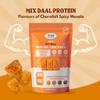NIHKAN Protein Thins Crackers - Chorafali Masala | 100% Baked Mix Dal Chips | Gluten Free High Protein Healthy Snack Like Khakhra | No Palm Oil, No Preservatives, Fibre Rich & All Natural -100g view 3