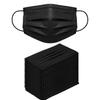 CHARLES (Pack of 100) 3-Ply Disposable Mask | Black | with Adjustable Nose Clip & Elastic Ear Loops | Soft on Skin | Great For Office, School, Home, Kitchen and Outdoors | Unisex view 1
