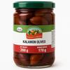 Italian Graden Kalamon Olives, Kalamata Style, Premium Mediterranean, Whole Form, 290g Container, Vegetarian view 1